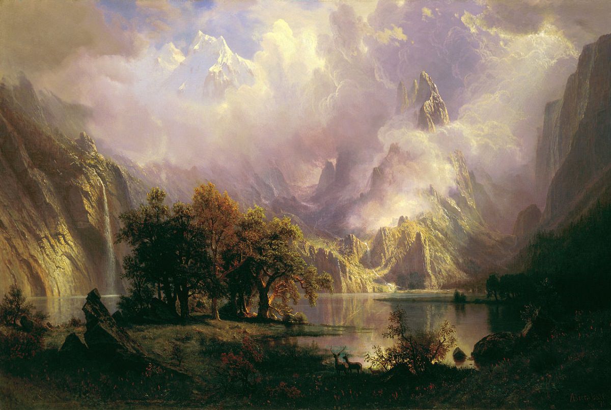 Rocky Mountain Landscape, 1870 by Albert Bierstadt