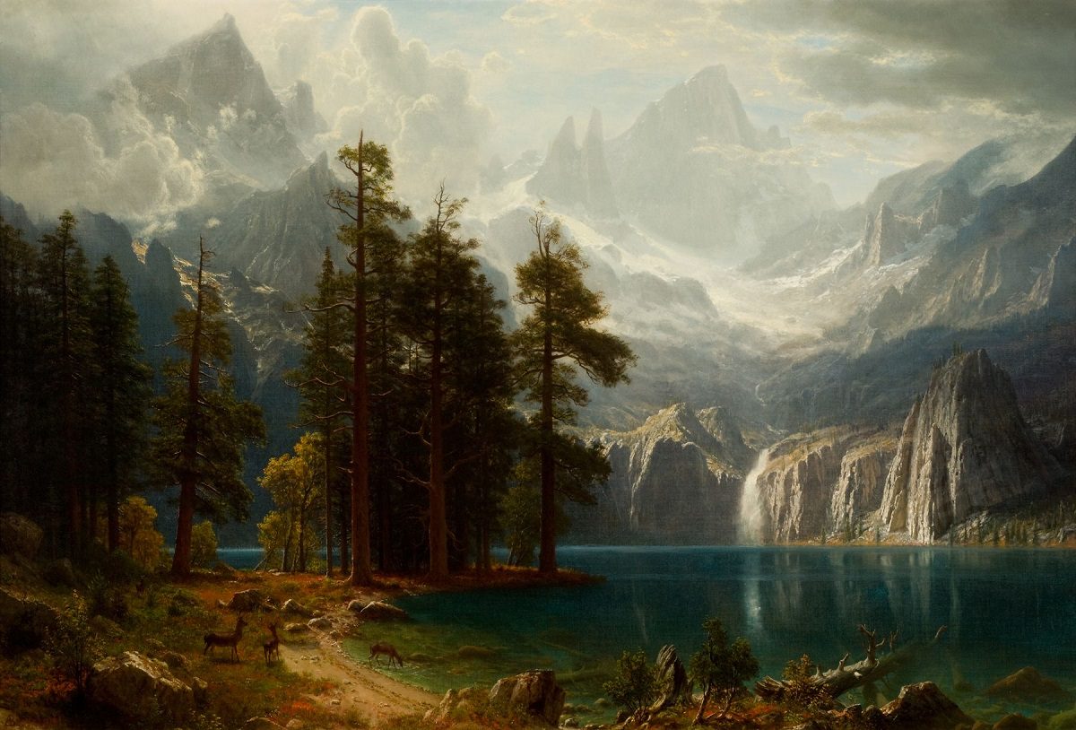 Sierra Nevada, 1871 by Albert Bierstadt