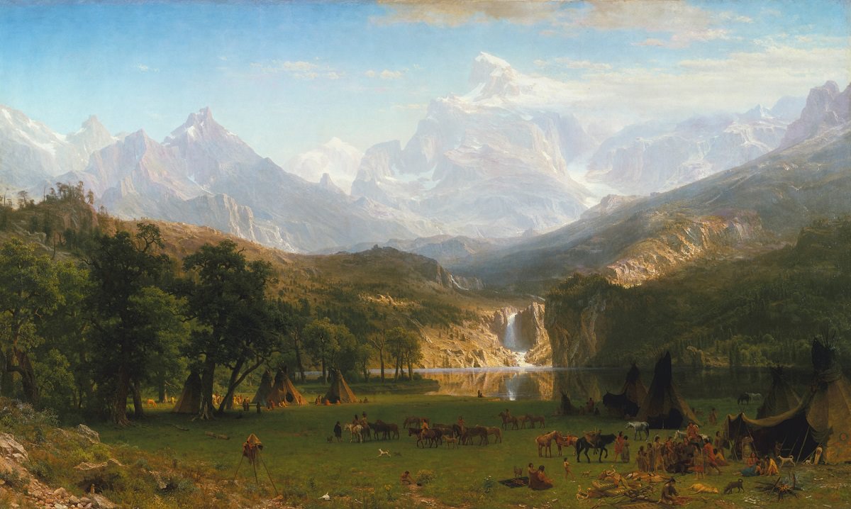 The Rocky Mountains, Lander's Peak, 1863 by Albert Bierstadt