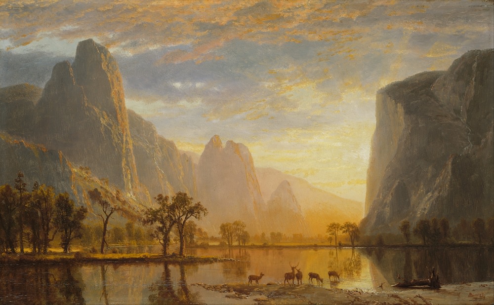 Valley of the Yosemite, 1864 by Albert Bierstadt